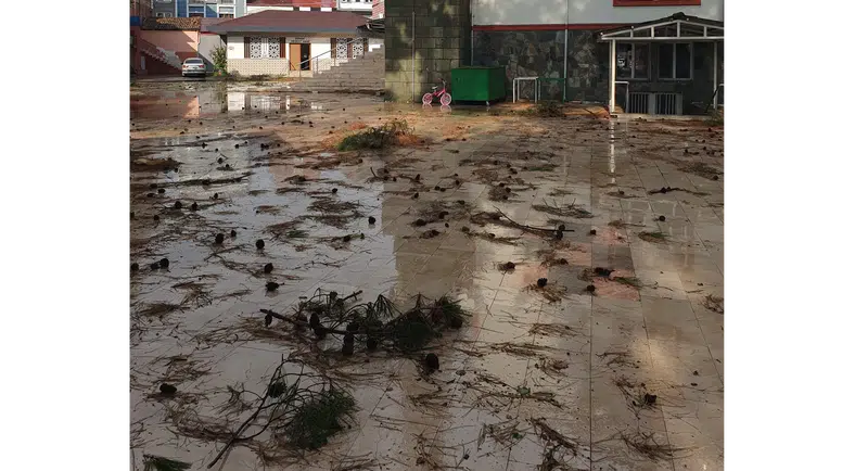 Amasya'nın Taşova İlçesinde Fırtına Dehşeti
