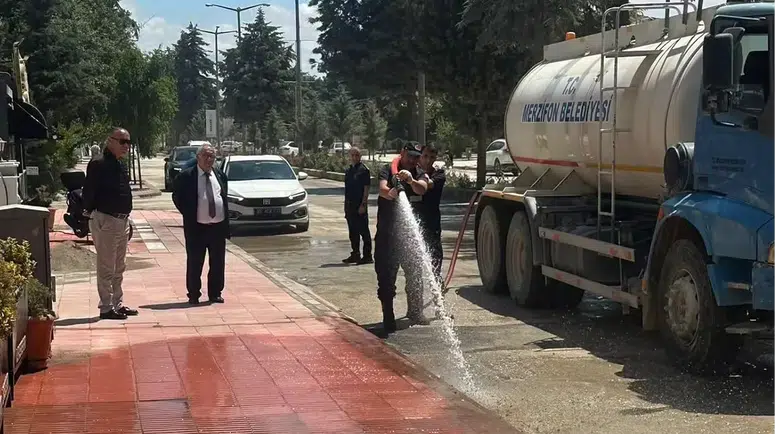 Merzifon’da Altyapı Sonrası Yoğun Mesai