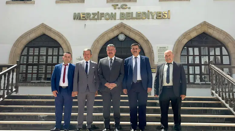 MHP Merzifon Yönetiminden Başkan Alp Kargı'ya Ziyaret