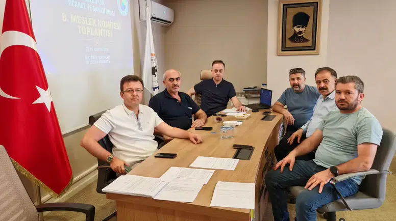Merzifon TSO 8. Meslek Komitesi Toplandı: Sektörün Sorunları Masaya Yatırıldı