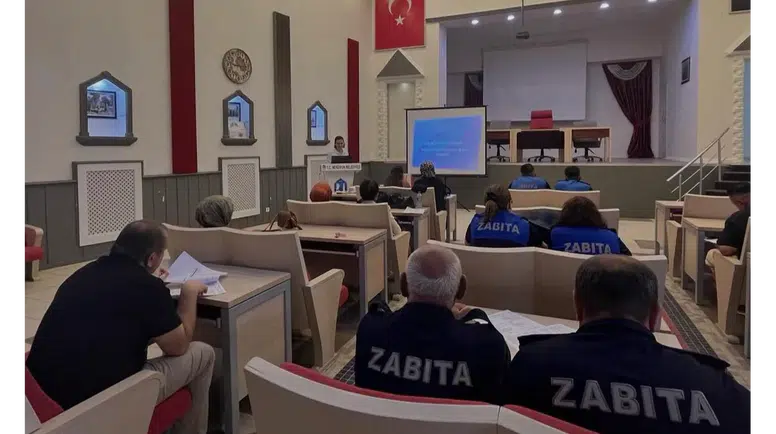 Merzifon’da Zabıtaya Sağlık Eğitimi
