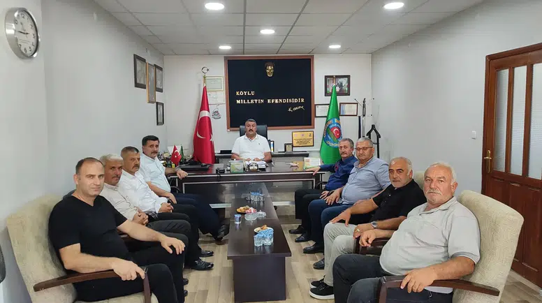 MHP Merzifon’dan Ziraat Odası’na Ziyaret: Çiftçinin Sorunları Masaya Yatırıldı
