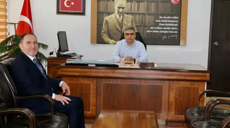 Yalçınkaya’dan Kaymakam Karaaslan’a Ziyaret