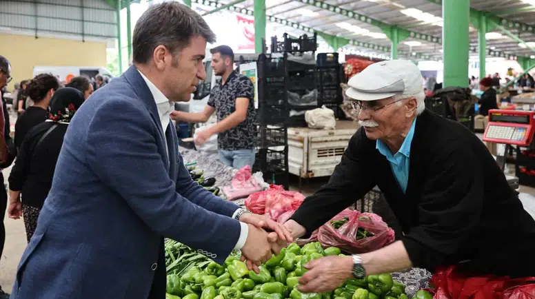 Vali Bakan Gümüşhacıköy Pazarında!