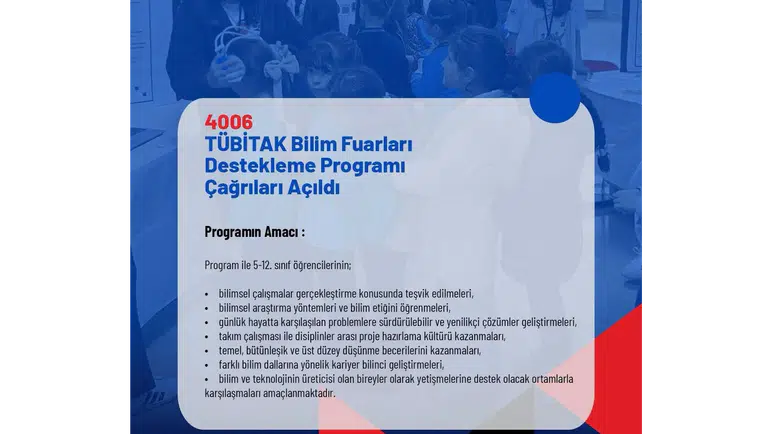 Amasya’da Gençler Bilimle Buluşacak