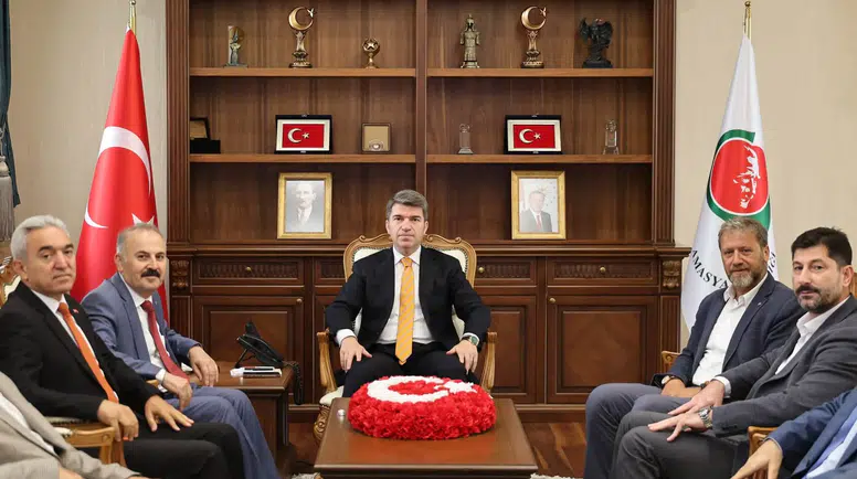 Amasya Valiliği’nde Ensar Vakfı Buluşması