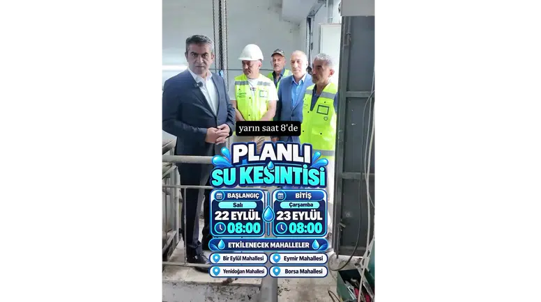 Suluova’da 24 Saatlik Su Kesintisi!