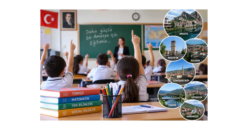 Amasya’da 58 Bin Öğrenci! İlçelerde Öğrenci Sayıları Dikkat Çekti
