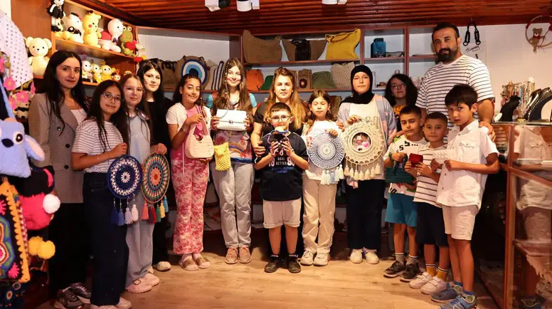 Merzifon’da El Emeği Sanata Dönüştü!
