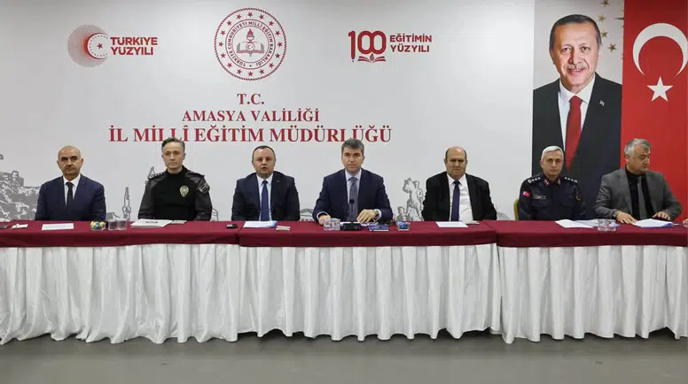 Amasya’da Eğitim Güvenliği İçin Bir Araya Geldiler