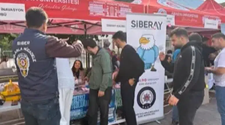 Amasya Emniyetinden Üniversitede SİBERAY Mesaisi