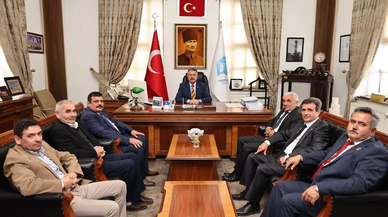 CHP Merzifon Yönetiminden Başkan Kargı’ya Ziyaret
