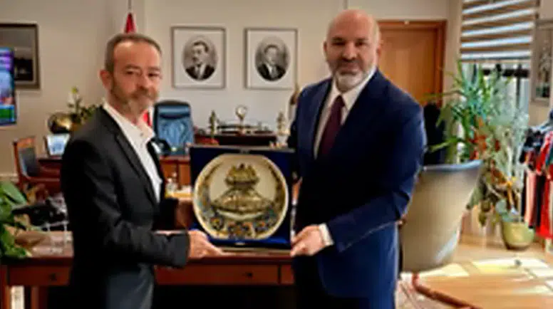 Amasya Şubesinden Davulcu’ya Makam Ziyareti