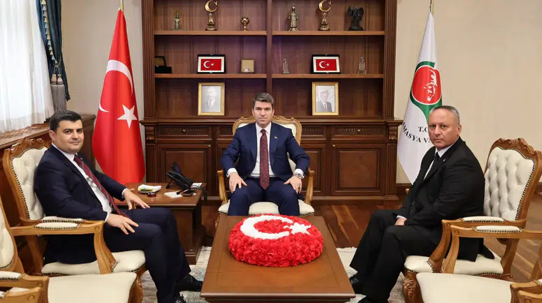 Müfettişlerden Amasya Valisi’ne ziyaret