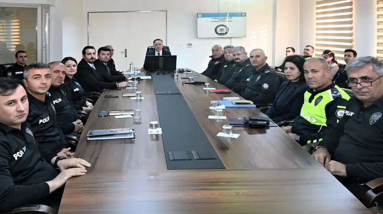 Amasya Emniyetinde Değerlendirme Toplantısı
