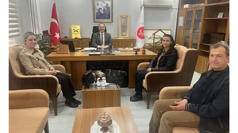 İlçe Sağlıktan Müftü Yalçınkaya’ya Ziyaret!