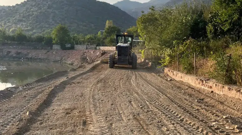 Yeşilırmak Boyunca İş Makineleri Sahada!