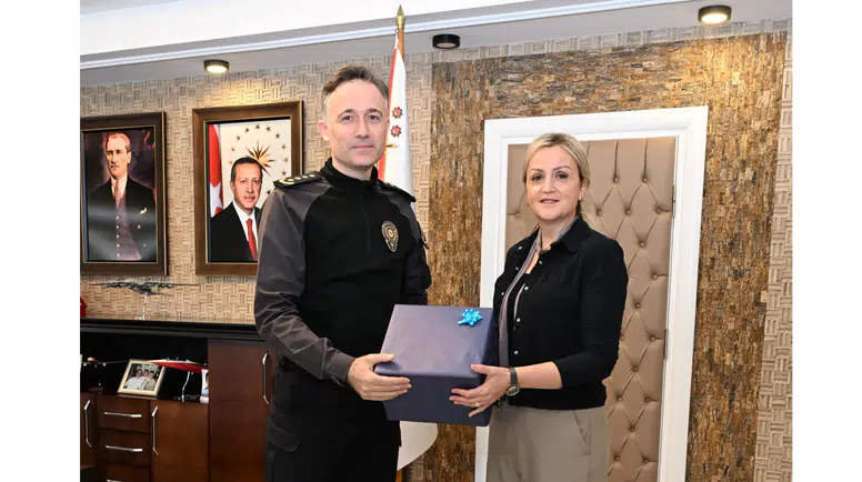 Amasya Emniyetinde Veda Ziyareti!