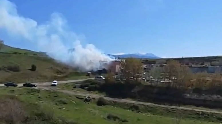 Suluova’da Maden Ocağında Yangın