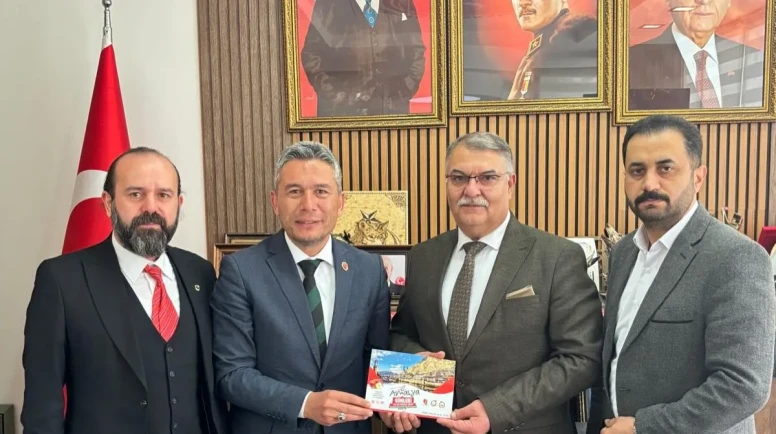 Amasya MHP Teşkilatı ADEF Heyetini Ağırladı