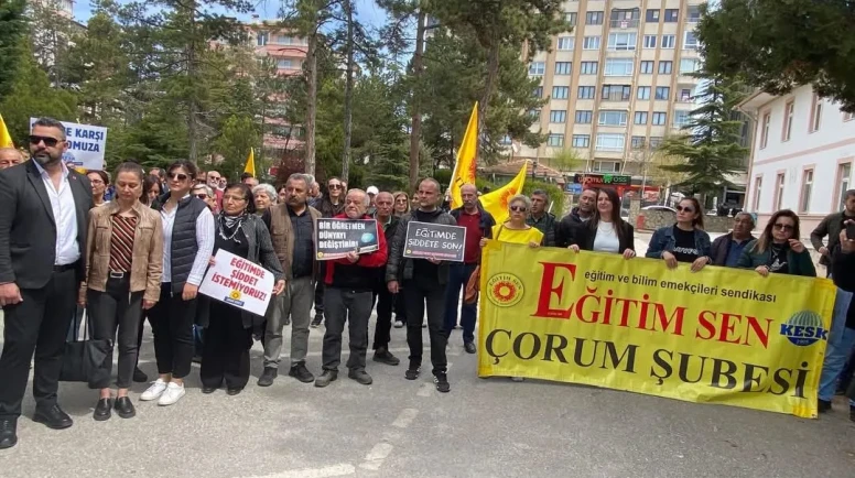 Çorum’da Halk Sokağa İndi!