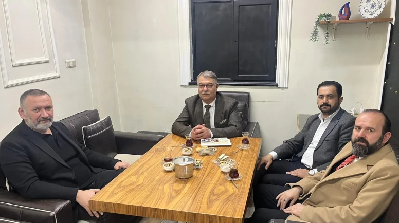 Başkan Tunç Misafirlerini Ağırladı