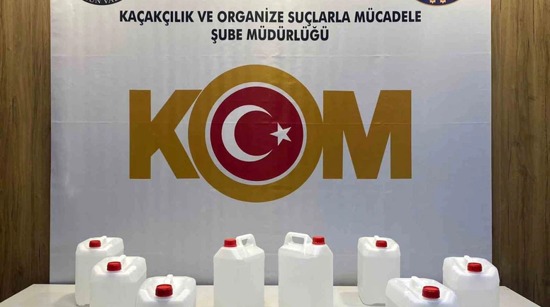 Kaçakçılık Operasyonu: 40 Litre Etil Alkol Ele Geçirildi