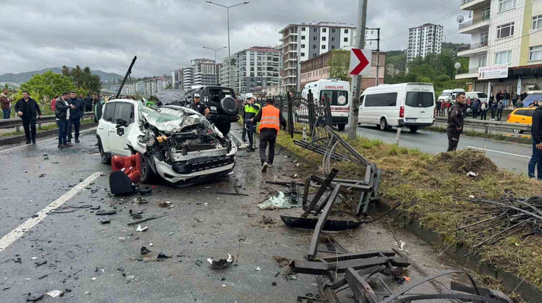 Takla Atan Araç Karşı Şeritte Dehşet Saçtı