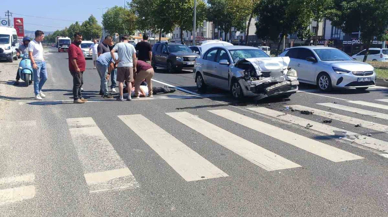 Işıklı Kavşakta Kaza: 1 Kişi Yaralandı