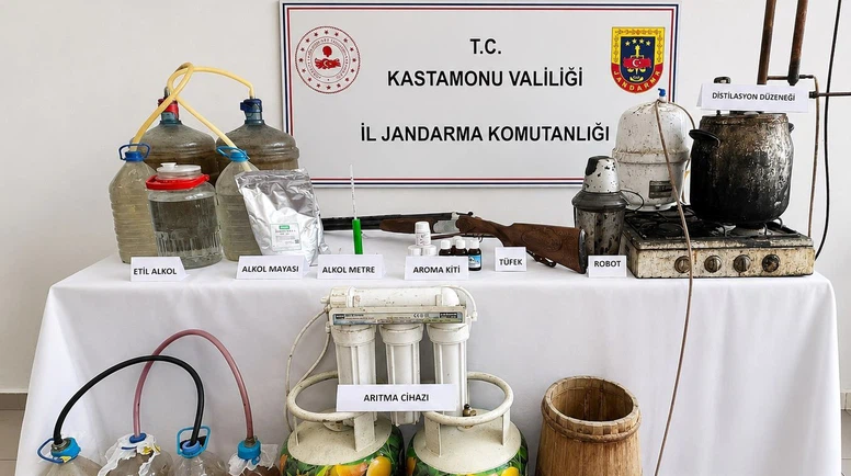 Sahte İçki Operasyonu: 50 Litre Etil Alkol Ele Geçirildi