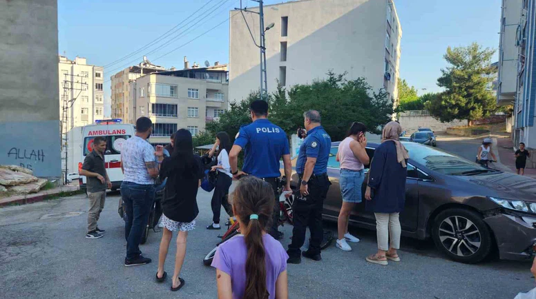 Otomobil ile Motosiklet Kafa Kafaya Çarpıştı: 1 Yaralı