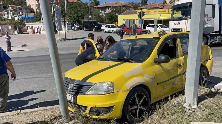 Çorum’da trafik kazası: 1 yaralı