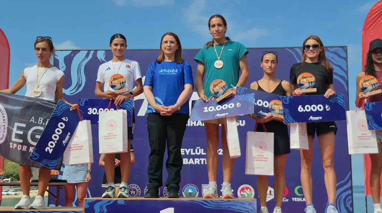 Tarihi Amasra’nın muhteşem doğasında düzenlenen koşuya yoğun ilgi
