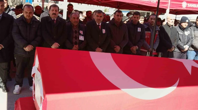 Genç polis memuruna memleketinde hüzünlü veda