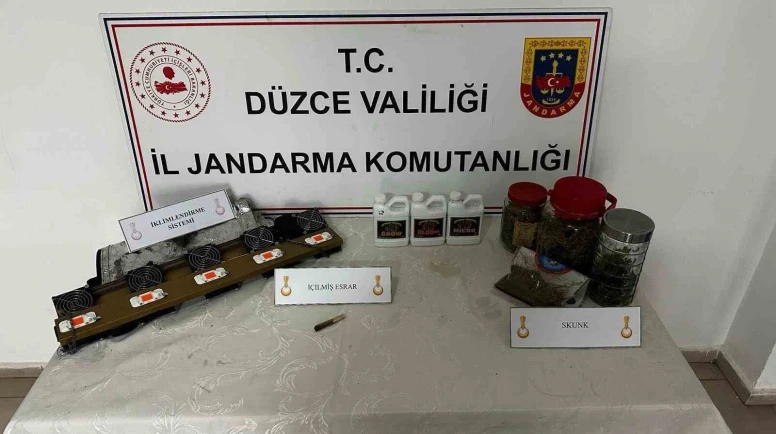 Evlerinde kenevir bahçesi kuran 2 kardeş suçüstü yakalandı