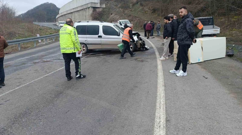 Trafik kazası: 2 yaralı