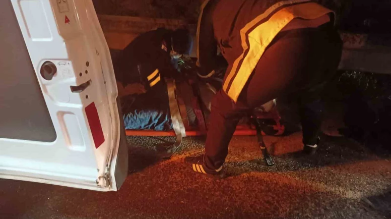Otomobilin çarptığı yaya ağır yaralandı