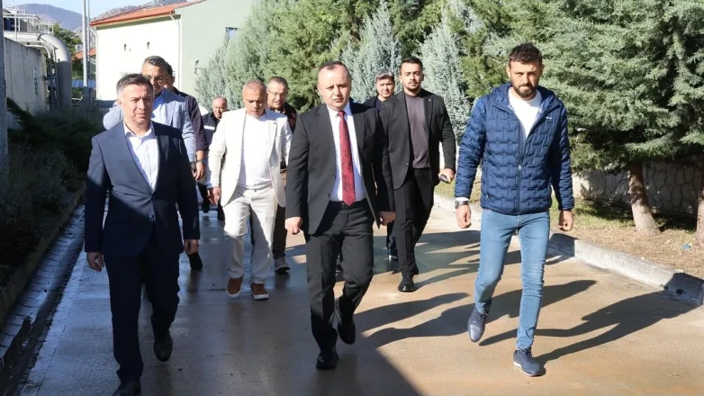 Amasya Arıtma Tesisinde İnceleme