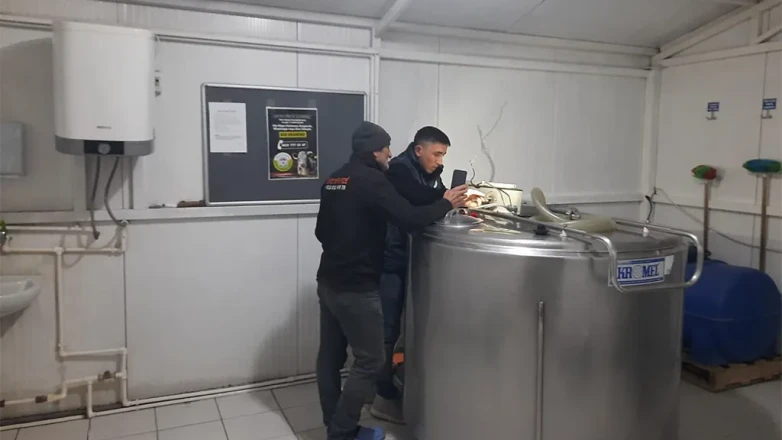 Amasya DSYB’den Süt Tanklarına Teknik Destek