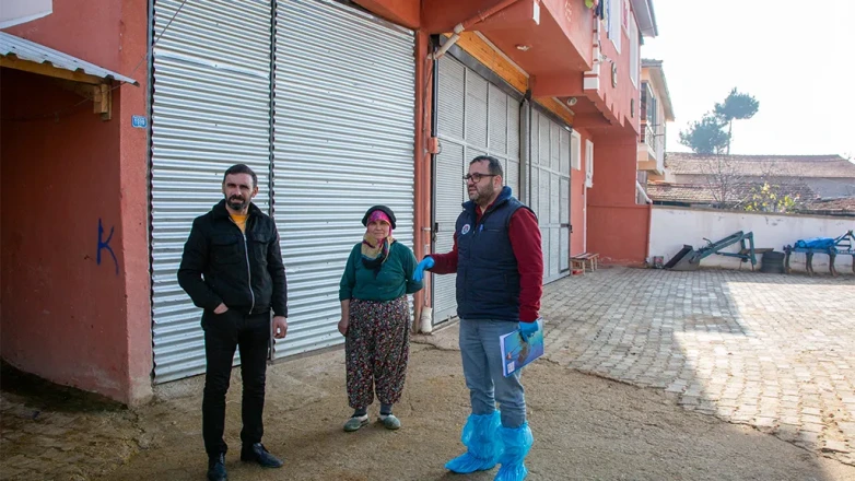 Amasya DSYB’den Üreticiye Yerinde Destek