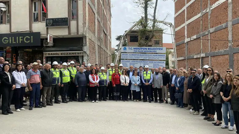 Merzifon'da İş ve Yaşam Merkezi’nin Temeli Atıldı