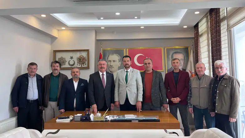 Kargı’dan AK Parti’ye Ziyaret: Merzifon’un Su Projesi Masaya Yatırıldı