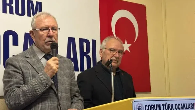Türk Ocakları Çorum Şubesi İrfan Çağlar Dedi