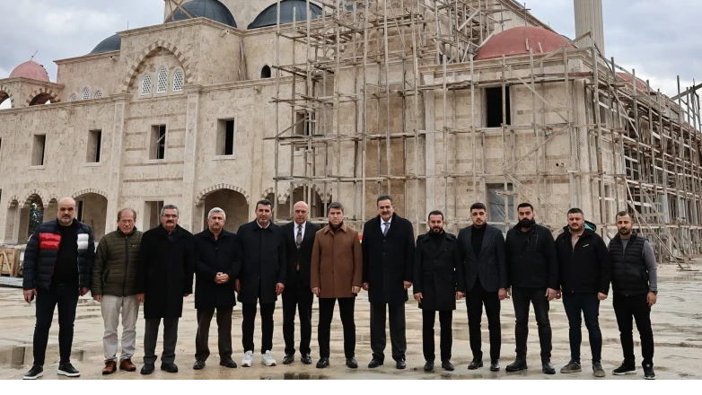 Suluova Şeker Camii İnşaatı Yerinde İncelendi
