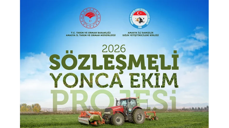 Amasya’da Yonca Ekim Projesi Başladı