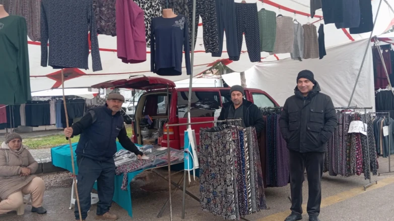 Merzifon Kıyafet Pazarında Yoğunluk!