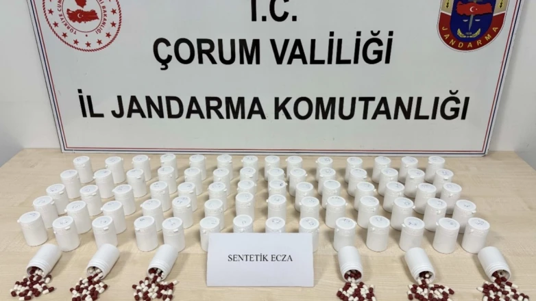 Çorum’da jandarmadan uyuşturucu operasyonu: 2 tutuklama