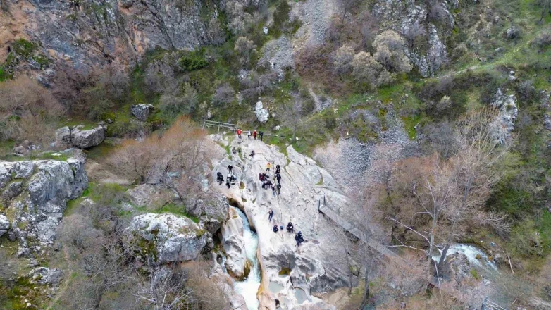 Çorum’da mest eden ilkbahar manzaraları