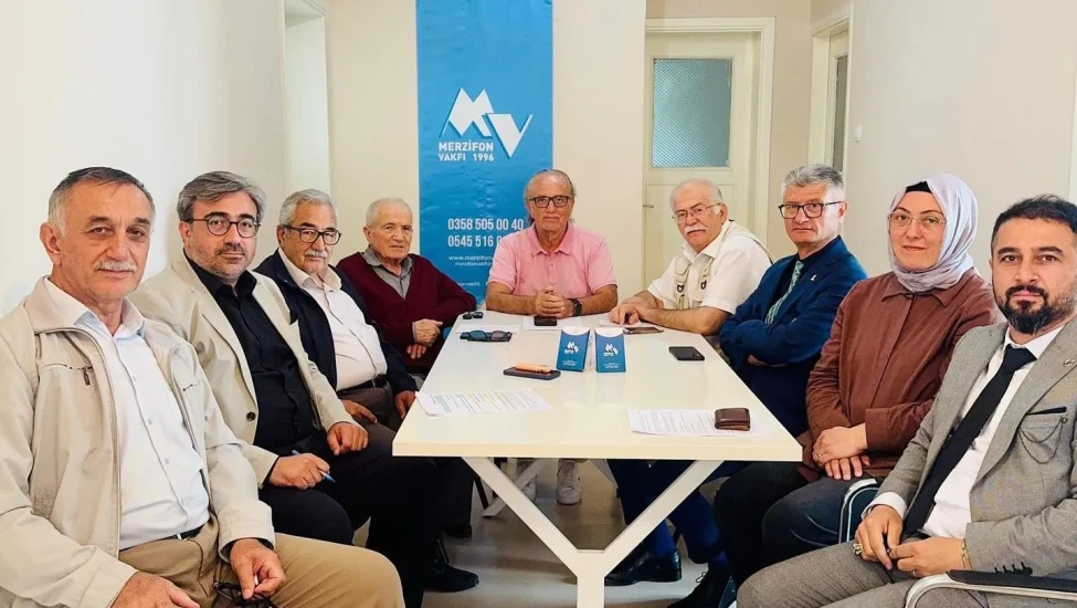 Merzifon Vakfı Merzifon Heyeti Toplantısını Gerçekleştirdi