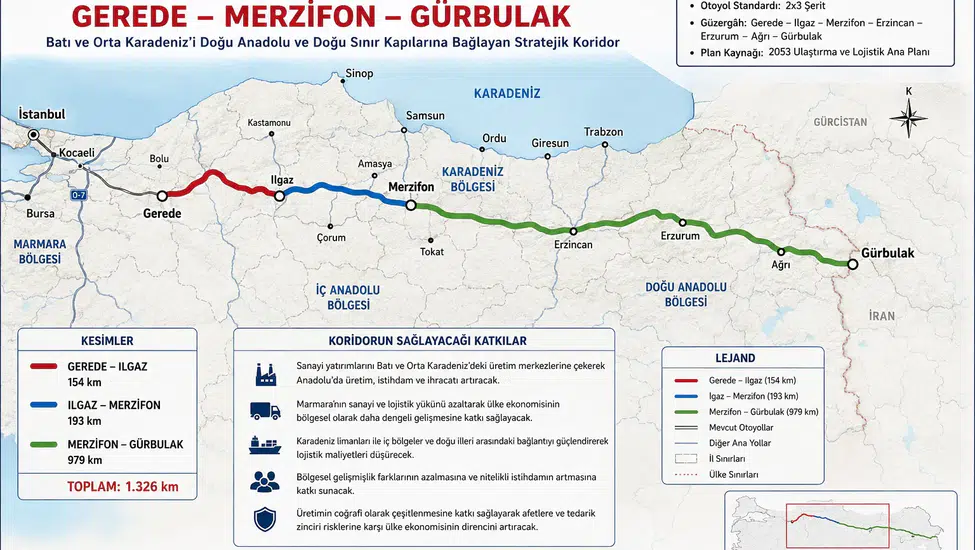 Merzifon’u Lojistik Merkeze Taşıyacak Proje